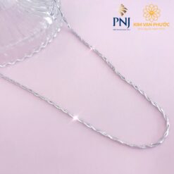 DÂY CHUYỀN VÀNG TRẮNG 10K PNJ