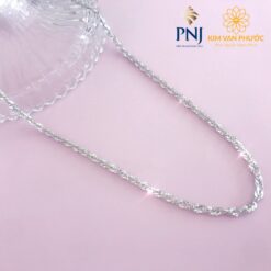 DÂY CHUYỀN VÀNG TRẮNG 10K PNJ