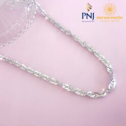 DÂY CHUYỀN VÀNG TRẮNG 10K PNJ