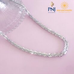 Dây vàng trắng PNJ 10K