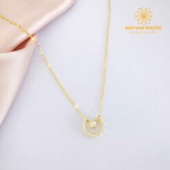 DÂY CHUYỀN LIỀN MẶT VÀNG 14K(610)