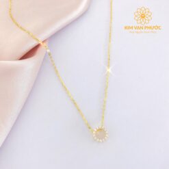 DÂY CHUYỀN LIỀN MẶT VÀNG 14K(610)