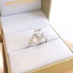 NHẪN NỮ VÀNG TRẮNG 10K PNJ