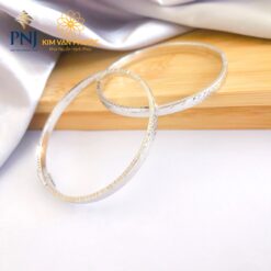 VÒNG TAY VÀNG TRẮNG PNJ 10K