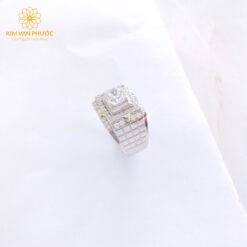 NHẪN NAM VÀNG TRẮNG PNJ 10K