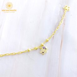 LẮC TAY MÈO KITTY CHO BÉ VÀNG 14K(610)