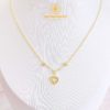 DÂY CHUYỀN LIỀN MẶT TRÁI TIM VÀNG 14K(610)