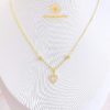 DÂY CHUYỀN LIỀN MẶT TRÁI TIM VÀNG 14K(610)