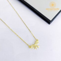 DÂY CHUYỀN NỮ VÀNG 14K(610)- MẶT NƠ