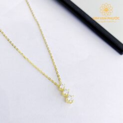 DÂY CHUYỀN NỮ VÀNG 14K(610)- MẶT THIẾT KẾ