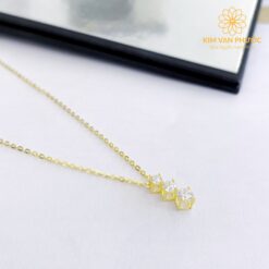 DÂY CHUYỀN NỮ VÀNG 14K(610)- MẶT THIẾT KẾ