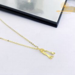 DÂY CHUYỀN NỮ VÀNG 14K(610)- MẶT THIẾT KẾ