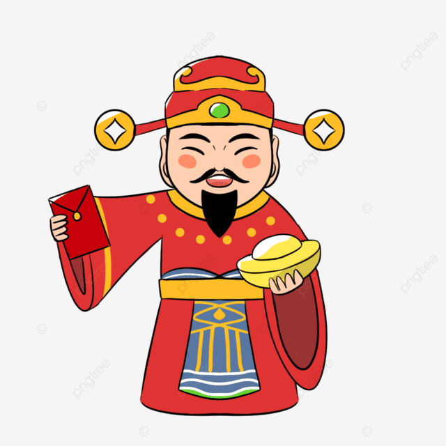 Hình ảnh Năm Mới Thần Tài Gửi Phong Bao Lì Xì Năm Mới Nhân Vật Cổ Tích Của Trung Quốc PNG , Năm Mới, Tết, Thần Tài được PNG miễn phí tải