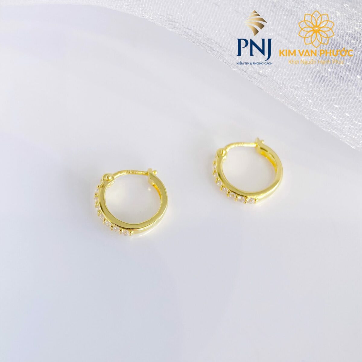 Tai Em BÔNG TAI EM BÉ PNJ- VÀNG 14K(610) - Kim Vạn Phước - Trang sức Vàng, Kim ...