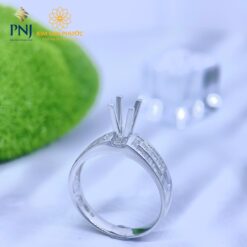 VÕ NHẪN KIM CƯƠNG THIÊN NHIÊN- Ổ HỘT 3.9-4.5mm