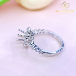 VỎ NHẪN KIM CƯƠNG THIÊN NHIÊN- Ổ HỘT 4.5-5.4mm