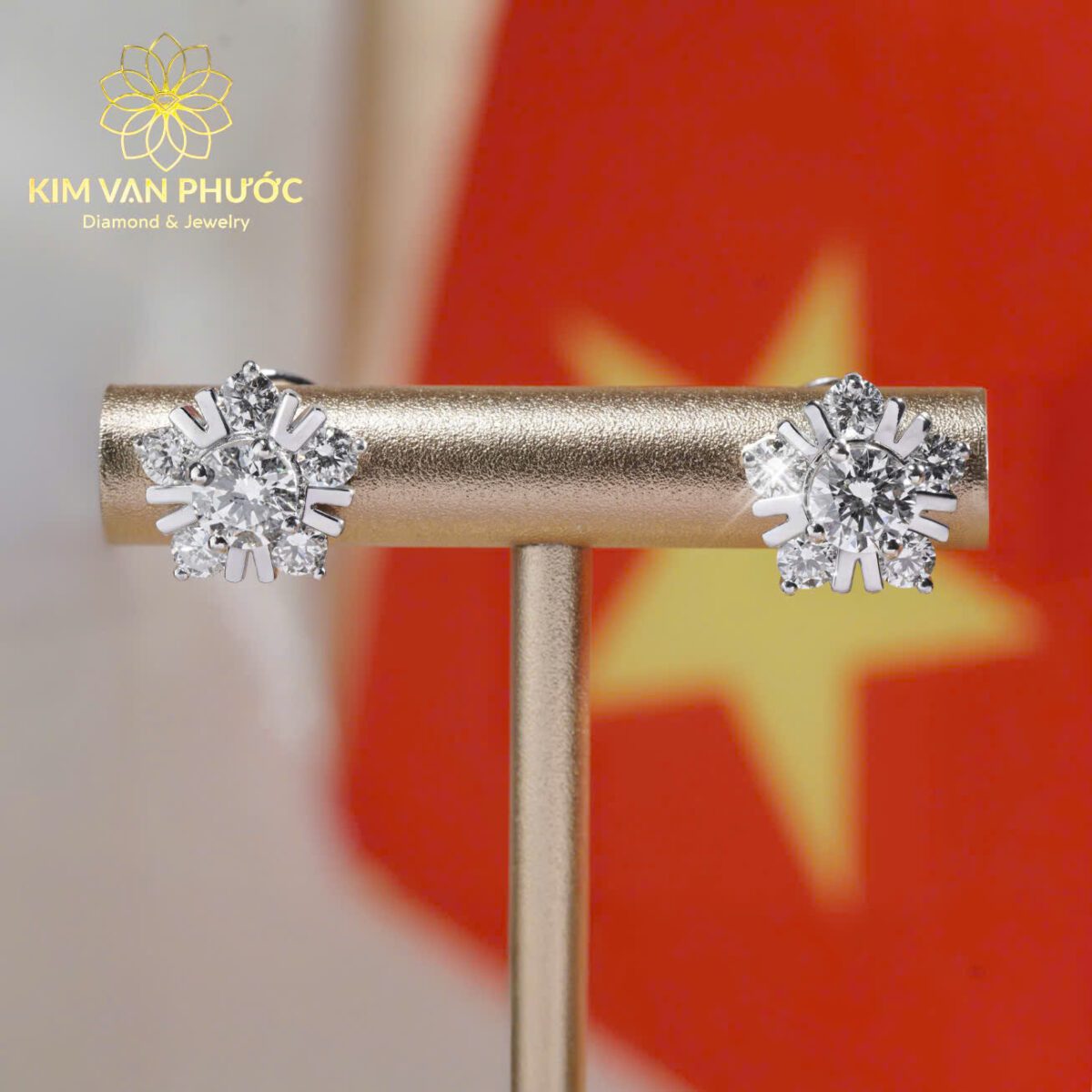 Trang sức kim cương vàng 18K
