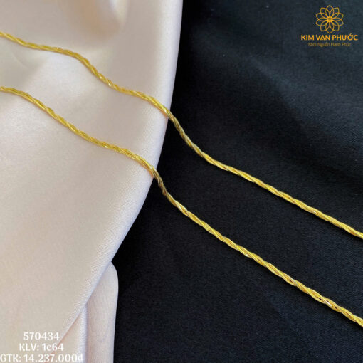 DÂY CHUYỀN NỮ VÀNG 14K(610)