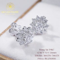 BÔNG TAI KIM CƯƠNG TỰ NHIÊN