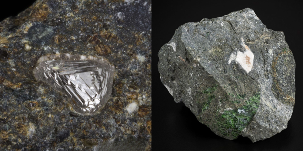 Ống Kimberlite có chứa kim cương thô
