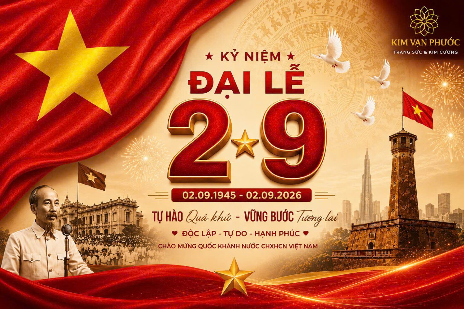 TRANG SỨC MỪNG ĐẠI LỄ 2-9