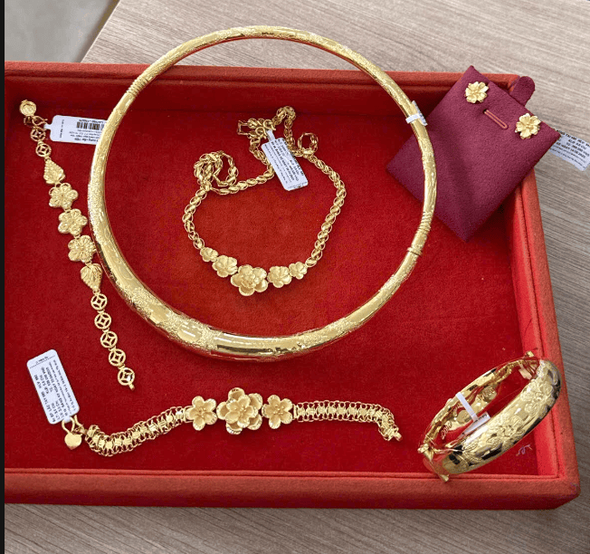 Bộ vàng cưới 24K 
