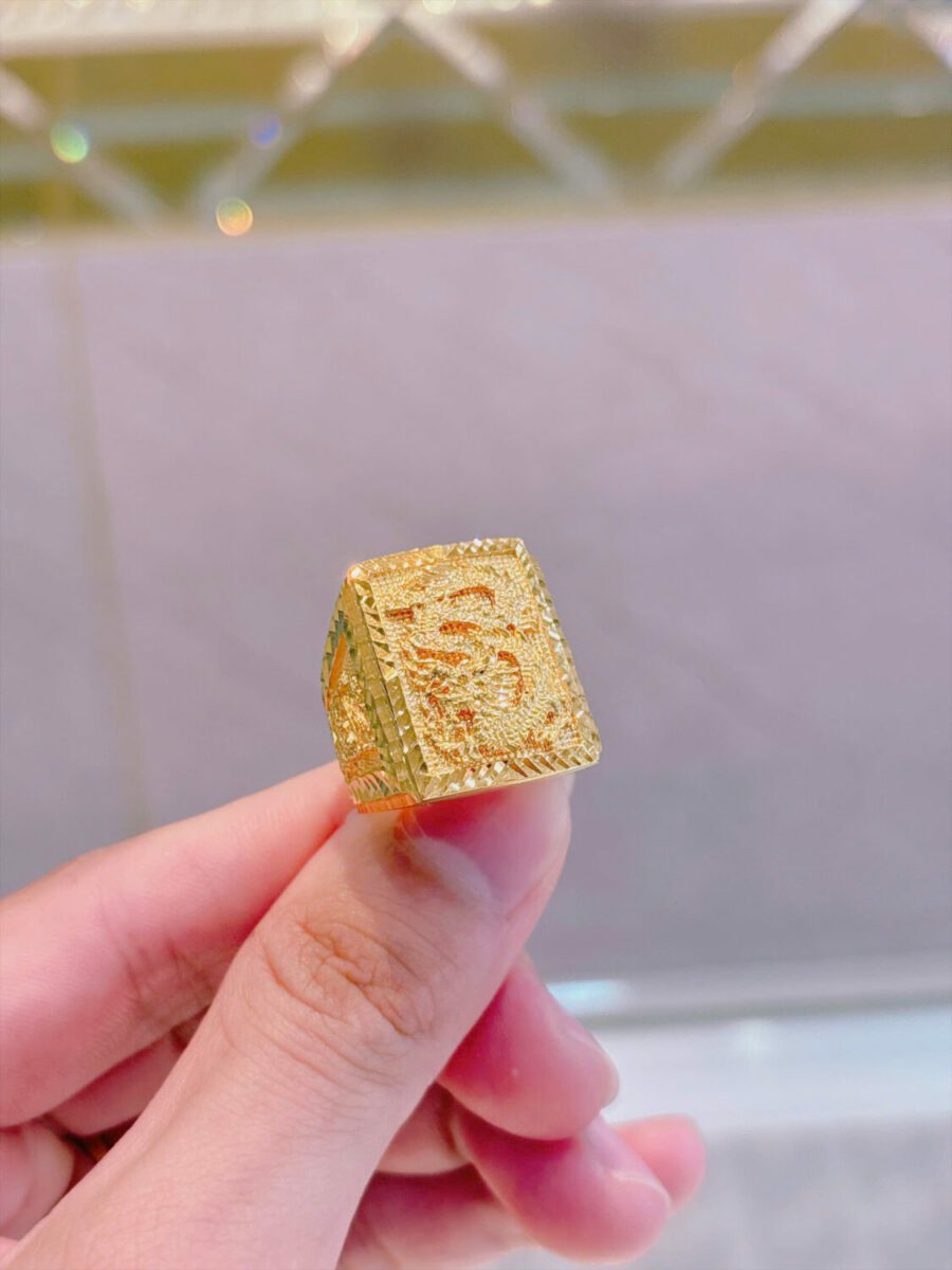 Nhẫn trơn nam vàng 610