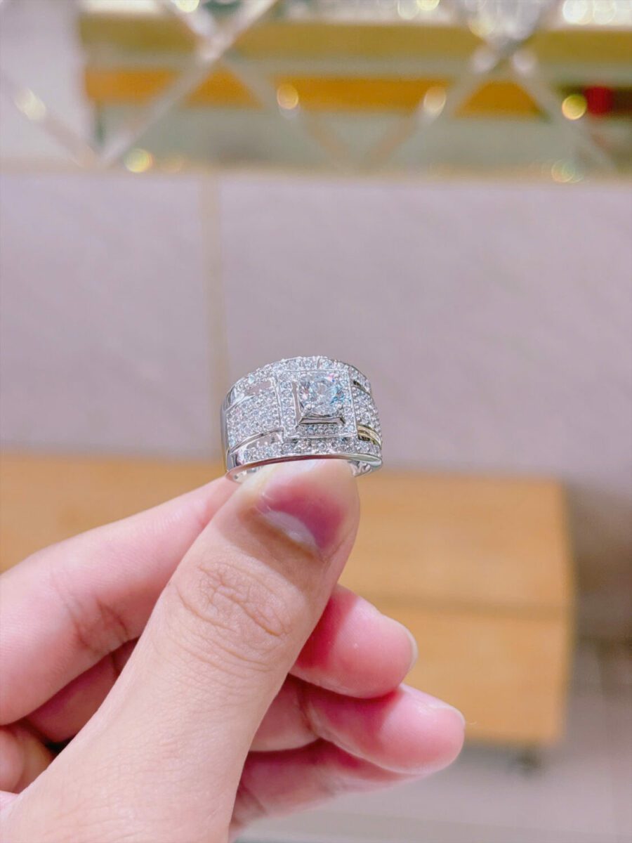 Nhẫn nam vàng 18K 750
