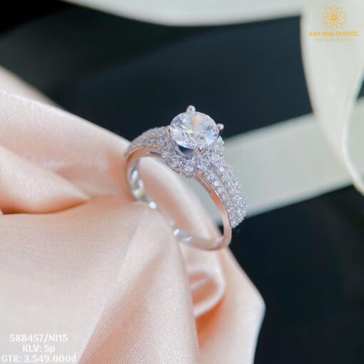 NHẪN NỮ VÀNG TRẮNG 10K(416)